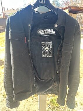 Men's Black Motorcycle Jacket